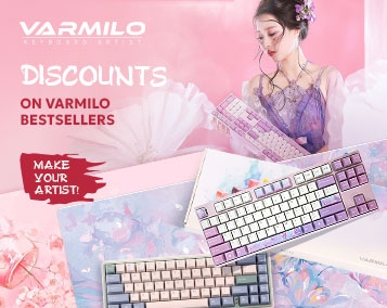 Immerse in the world of comfort and style with Varmilo!